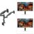 INNOCN Dual Monitors with Arm – 2 x 27 2560 x 1440P 280Hz QD-OLED PC Gaming Monitors + 1 x Dual Monitor Arm
