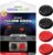 KontrolFreek No-Slip Thumb Grips for Nintendo Switch Pro and Switch 2 Controller | 4-Pack | Red & Black