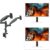 INNOCN Dual Monitors with Arm – 2 x 27 2560 x 1440P 320Hz Mini LED PC Gaming Monitors + 1 x Dual Monitor Arm