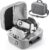 STARTRC GAMES Carrying Case for Meta Quest 3, Large Travel Case Compatible with BOBOVR S3 Pro/KIWI Design Battery Head Strap and Other Accessories, Hard Shell Travel Bag for Oculus Quest 3